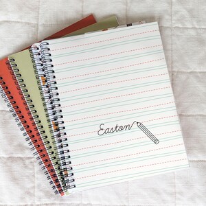 Personalized Student Homework Assignment Planner for Kids | Back To School Supplies Notebook Planner for Kids Elementary Middle School