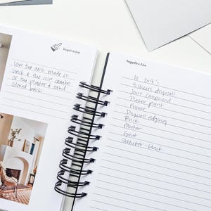 Personalized Home Project DIY Planner | New Home Gift | Home Renovation Improvement Remodel Design Construction Project Planner & Budget Bild 7