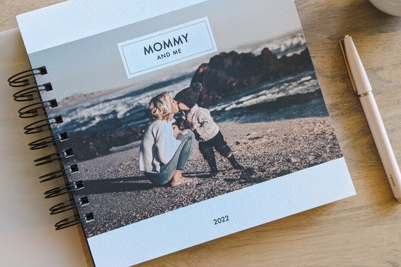 Personalized Photo Album & Journal 4x6, 3x3, 4x4 Photos Premium Quality  Family Album Scrapbook Gift for Wife Mom Grandparents Christmas 