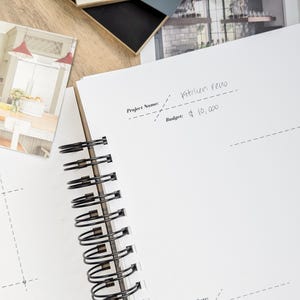 Personalized Home Project DIY Planner | New Home Gift | Home Renovation Improvement Remodel Design Construction Project Planner & Budget Bild 3