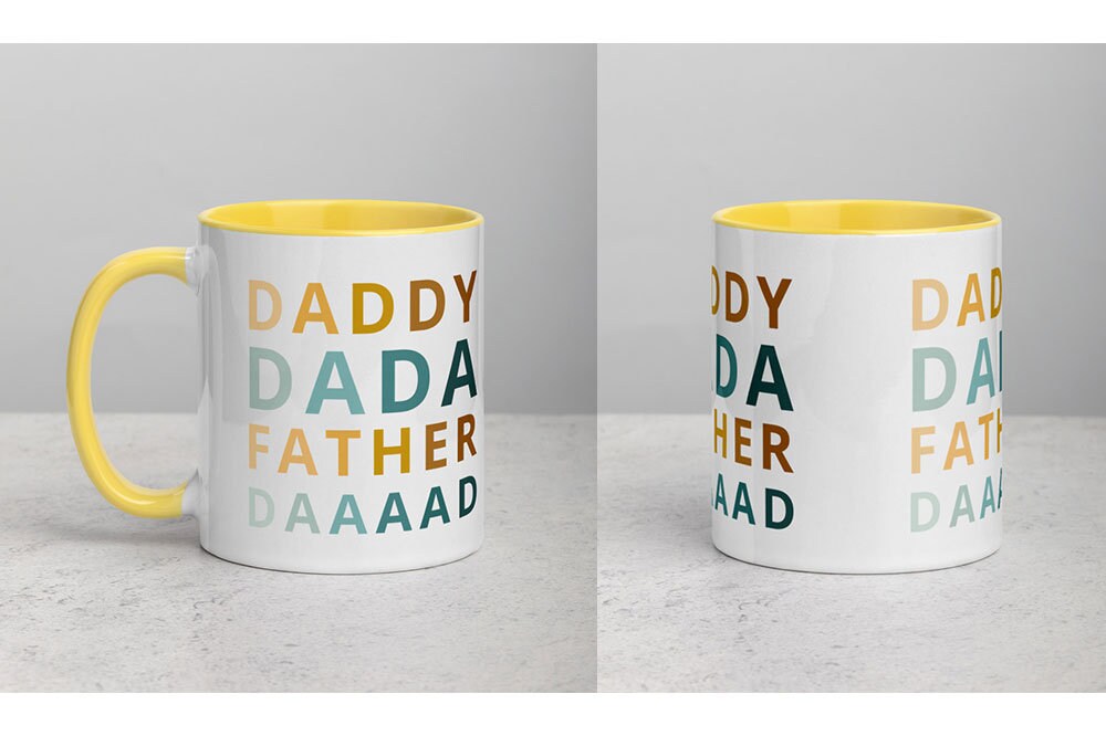 Tazza In Ceramica 'My New Name Is Daddy' – 325 Ml – Idea Regalo Per Papà – Stampa USA – Lavabile In Lavastoviglie