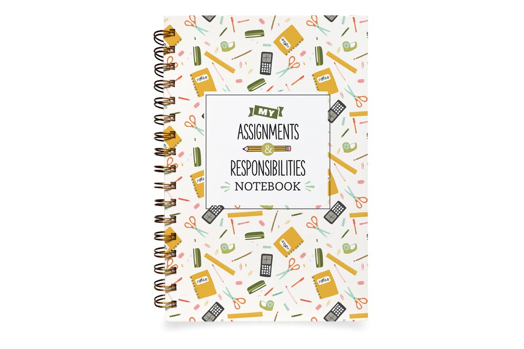 Student Homework Planner and Assignment Notebook | Back to School ...