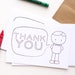 Fill-in-the-blank Printable Thank You Cards for Kids // Fill in the ...