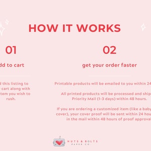 Rush Processing: Get Your Order Faster // Processing within 24-48 hours image 2