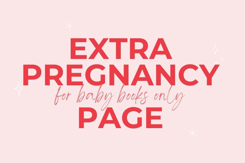 Pregnancy Page // All Baby Book Styles image 1