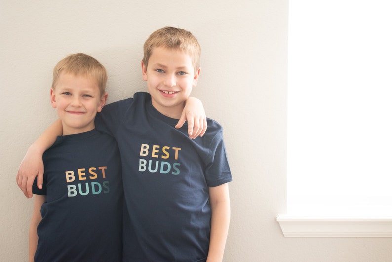 Best Buds Toddler Tshirt Best Friends Toddler Shirt Boy Etsy