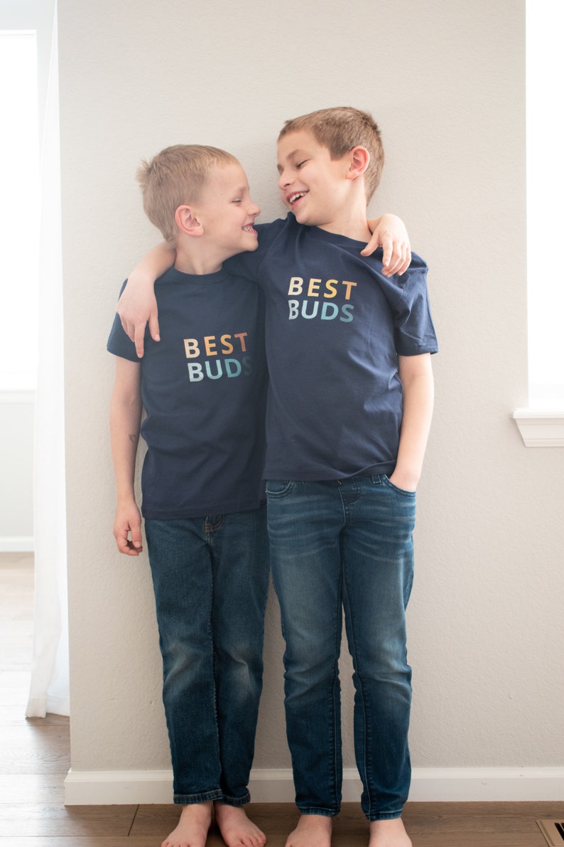 Best Buds Toddler Tshirt Best Friends Toddler Shirt Boy Etsy