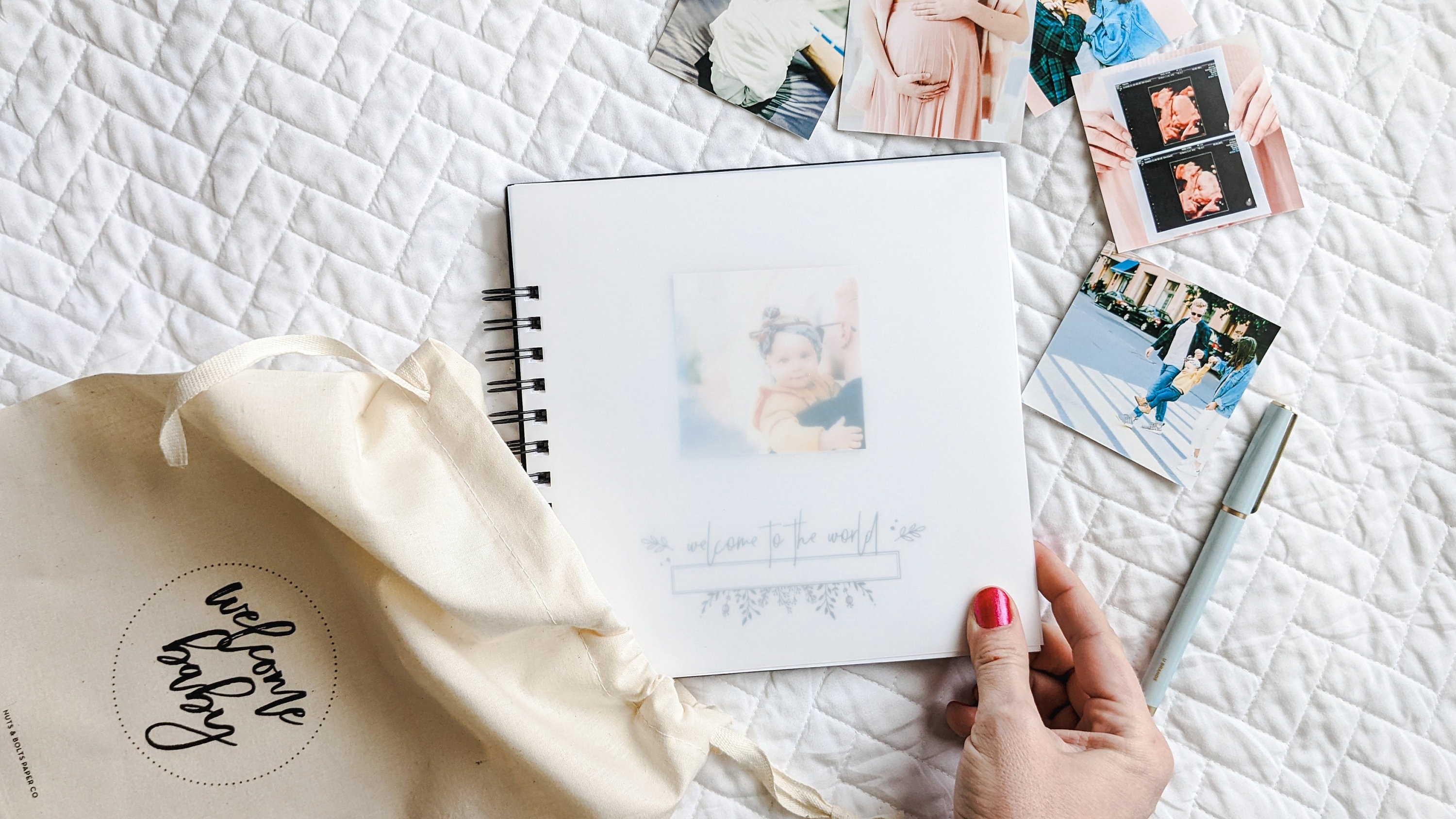 Minimalist Baby Book Gender Neutral Modern Baby Shower Gift Etsy