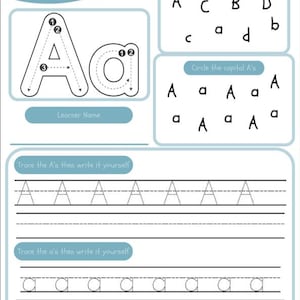 Let's Learn the Letters of the Alphabet