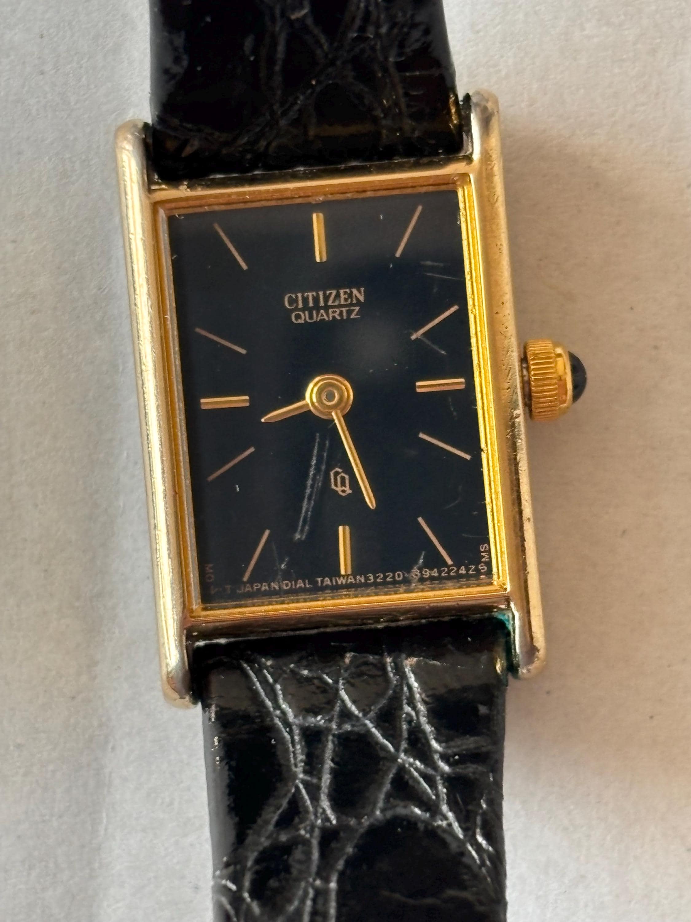Square Vintage Citizen Watch - Etsy