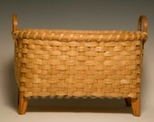 Hand woven small wool drying basket