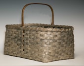 Hand woven Shaker style market basket