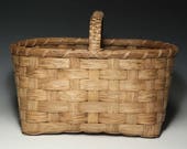 small hand woven Applachian market basket