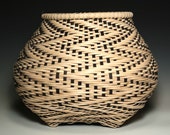 Fibonacci in Reverse-twill handwoven cat 39 s head basket