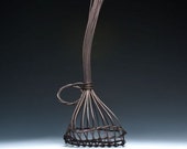 Black garlic basket, hand woven
