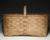 Large hand woven Appalachian Market Basket