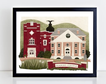 Roanoke College Print: Salem, Virginia Campus Art