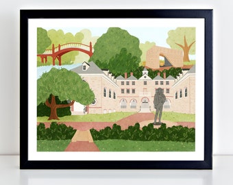William and Mary -- Williamsburg, Virginia -- Fine Art Print -- Home Decor -- Wall Decor