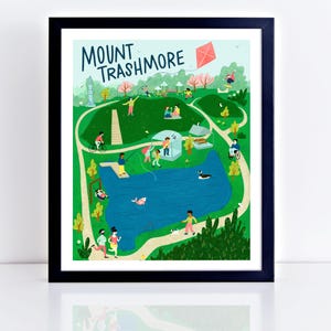 Mount Trashmore -- Virginia Beach, Virginia -- Art Print