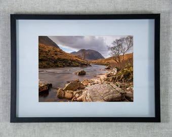 Scottish Highlands - Etive River, Glen Coe print, Ballachulish photography