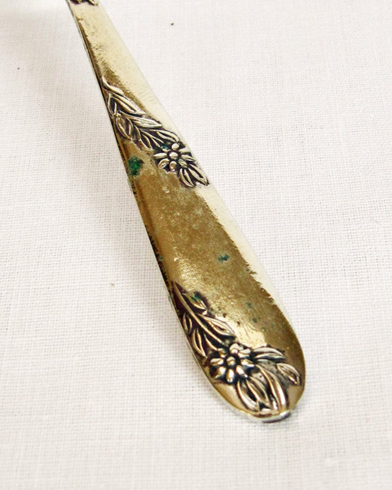 Vintage Angora Silver Plate CO Ltd EPNS Floral Spoon Made in | Etsy