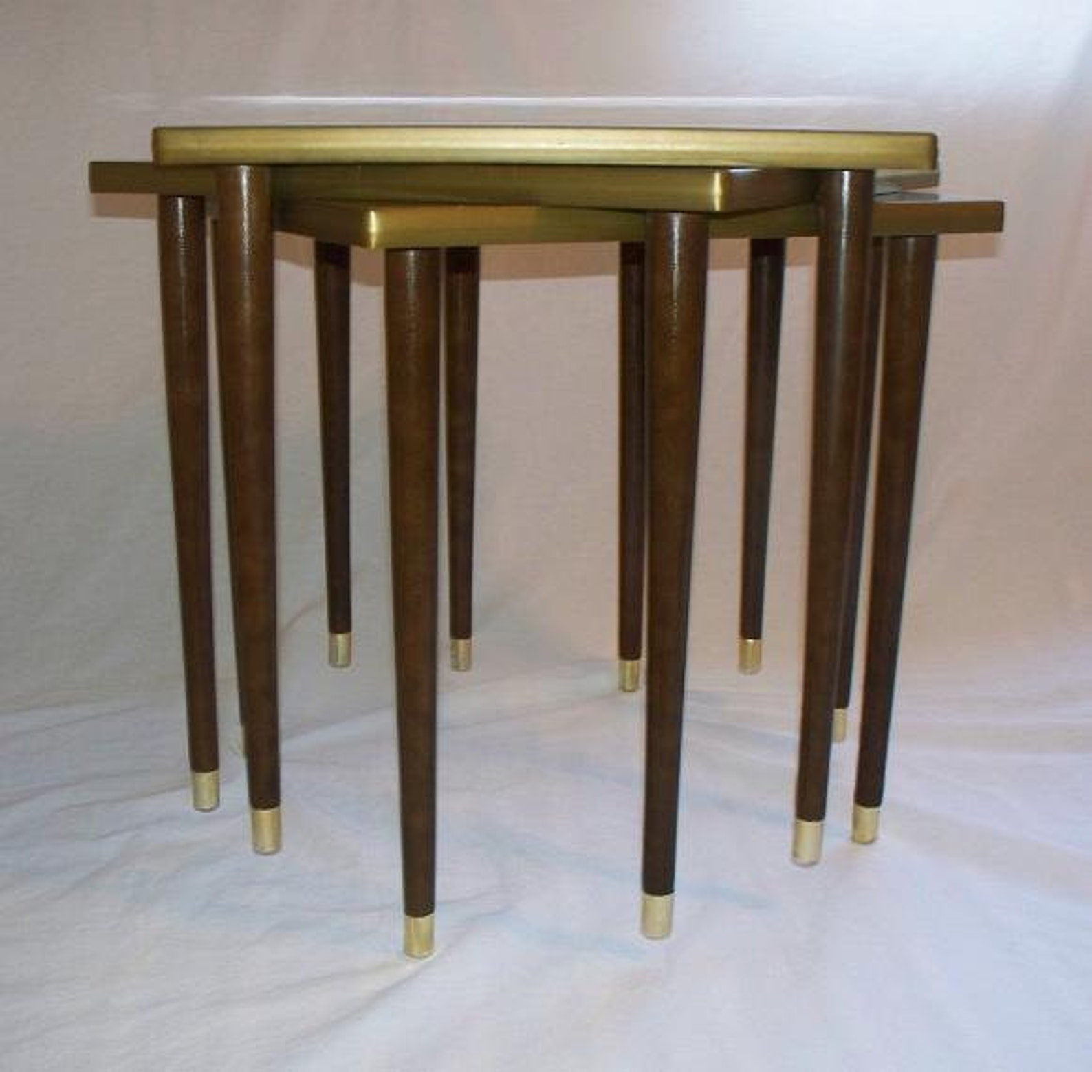 Vintage Mid Century Nesting Stacking Tables Etsy