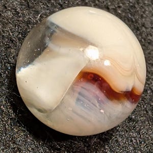Vitro Agate Elite Marble 5/8 | Vintage Collectible Glass Marbles | Rare Near Mint 8.9 Clear Swirl Toy | Collectible Replacement Marbles Gift