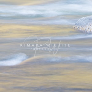 Abstract Wall Art, Water Abstract, New River Abstract, Panoramic Wall Art, River Art