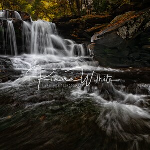 Waterfalls Wall Art,Waterfalls Photography,Waterfalls Photo,Fall Foliage,West Virginia Waterfalls Art