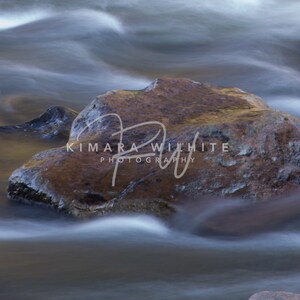 Abstract Wall Art, Water Abstract, New River Abstract, Panoramic Wall Art, River Art