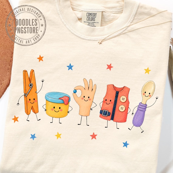 Occupational Therapy PNG, OT Doodle Characters, Pediatric Therapist PNG, School Occupational Therapist Shirt, Fine Motor Therapy Sublimation