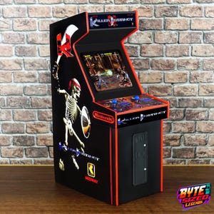 1:12 Skala Killer Instinct Miniatyr Arkadmaskin Diorama 6 tum Rekvisita