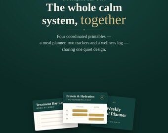 Paquete imprimible de GLP-1 / Planificador de comidas, registro de proteínas e hidratación, seguimiento del progreso de 12 semanas + registro de días de tratamiento / PDF de semaglutida y tirzepatida