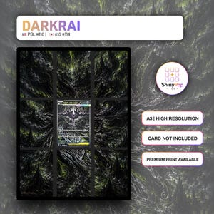 Darkrai  -  PBL #116 | m5 #114 | Arte Extendido para Carpeta de 9 Bolsillos - Pokémon