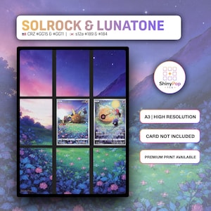 Solrock & Lunatone  -  CRZ #GG15 #GG11 |  s12a #189 #184