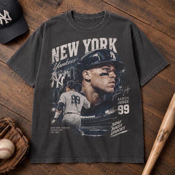 Comfort Color Aaron Judge Yankees T Shirt, New York Baseball Fan Tee, 99 Graphic Shirt