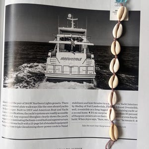 Cowrie Shell Macrame Bracelet, Woven Sea Glass Anklet, Boho Beach Cuff