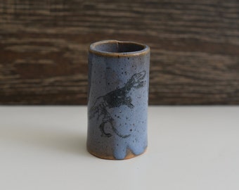 Tiny Tumbler | Shot Glass | Propagation Vase |  Best Friend Gift | Gifts Under 10 | T-Rex | Dinosaur