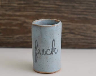 FREE SHIPPING  < 2 PACK > Shot Glass | Propagation Vase |  Best Friend Gift | Fuck | Curse Words | Snarky