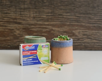 FREE SHIPPING Match Striker | Best Friend | Gift | Candle Match | Stoneware Pottery | Gifts Under 20