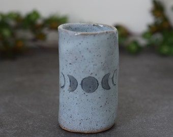 FREE SHIPPING  < 2 PACK > Shot Glass | Propagation Vase |  Best Friend Gift | Phases of the Moon | Celestial