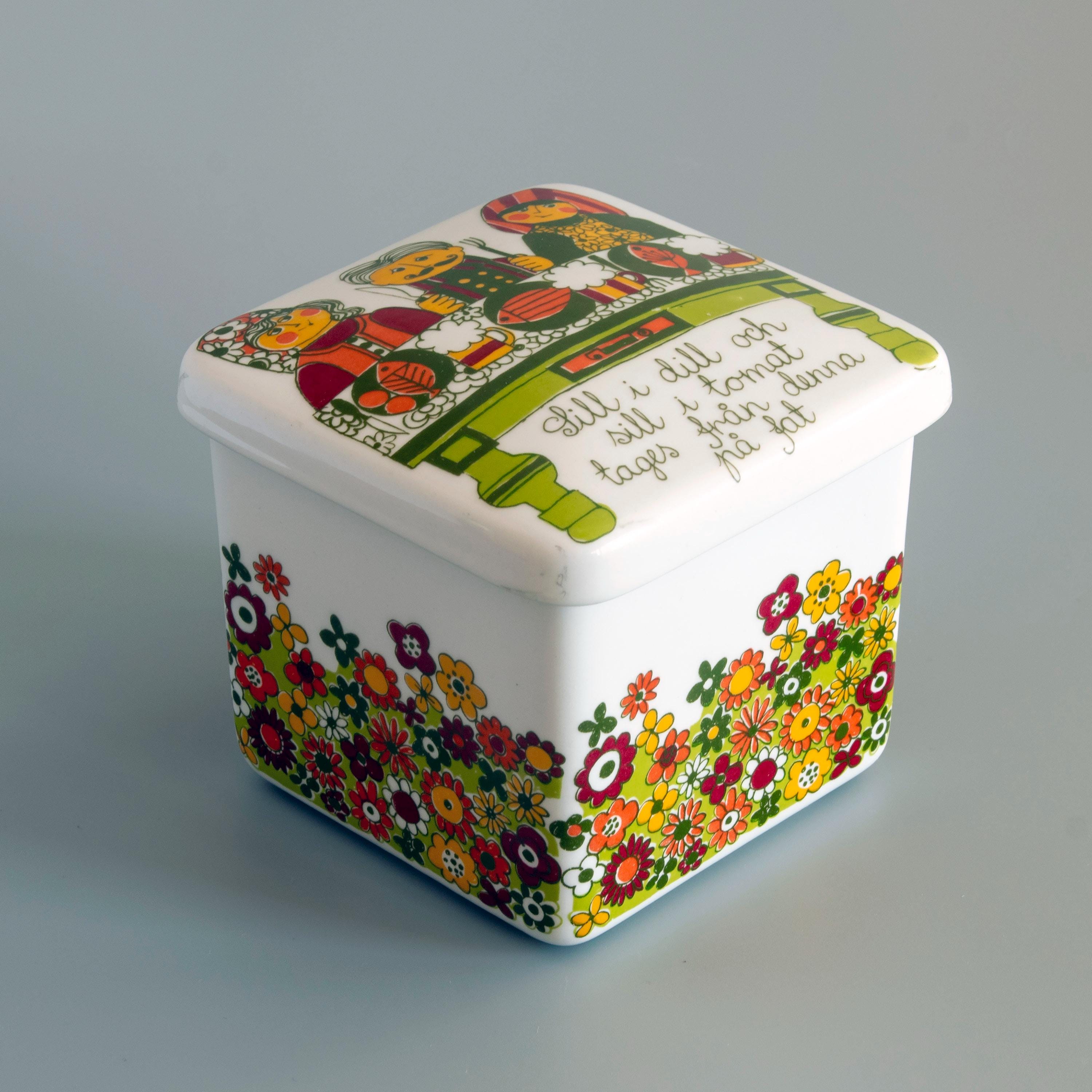 Figgjo Market バターケース　美品 Figgjo Butter Dish With Lid - Etsy