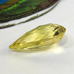 Citrine Faceted Pear 22.5X15.5mm Genuine Natural Faceted Gemstone November Birthstone image 4