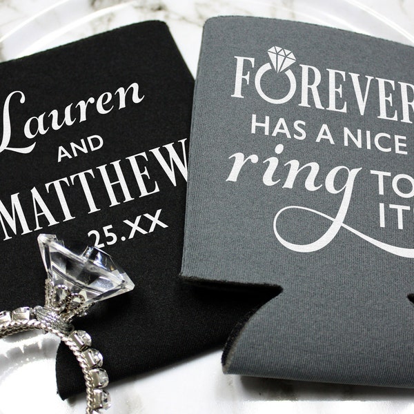 Forever Has a Nice Ring to It Engagement Sign Etsy