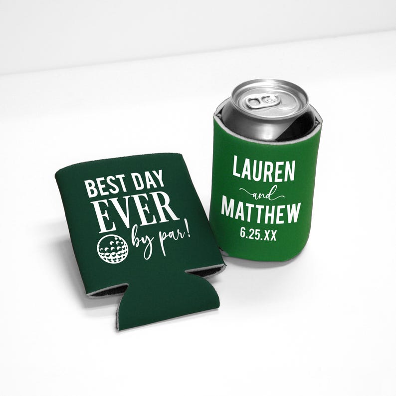Golf Can Coolers and Wedding Favors | Customized Gifts for Sports Fans image 1