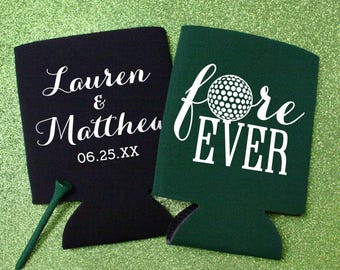 Golf Can Coolers: Fore-Ever Wedding Favors