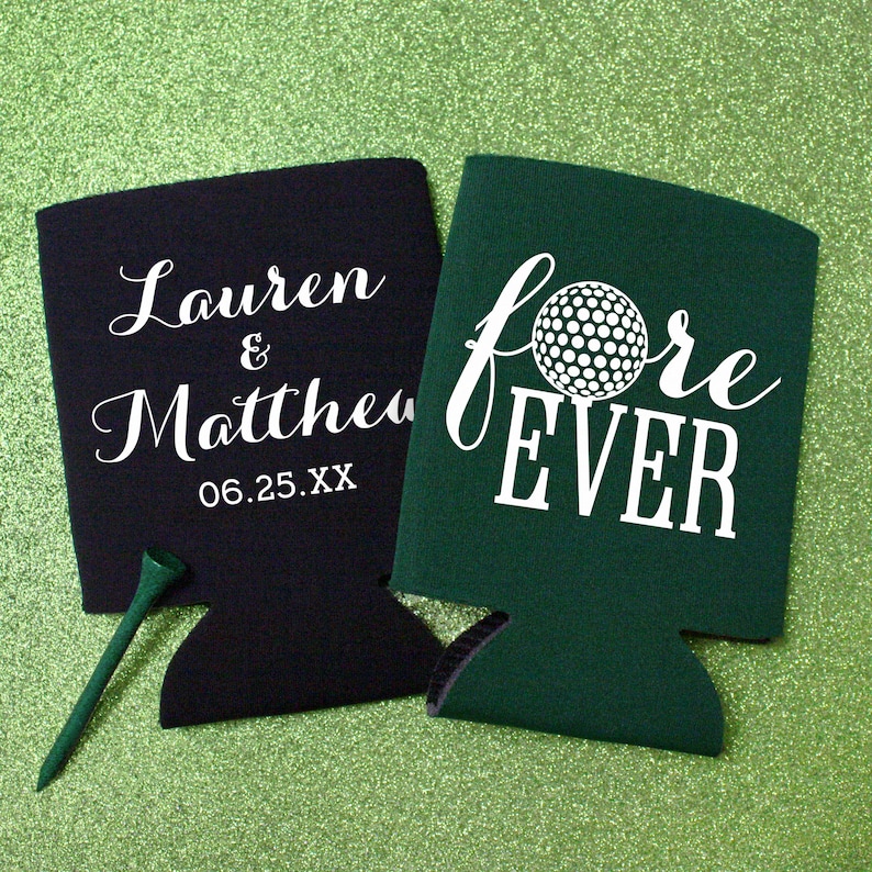 Golf Can Coolers: Fore-Ever Wedding Favors image 1
