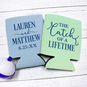 Personalized Fishing Can Coolers: The Catch of A Lifetime Wedding Favors