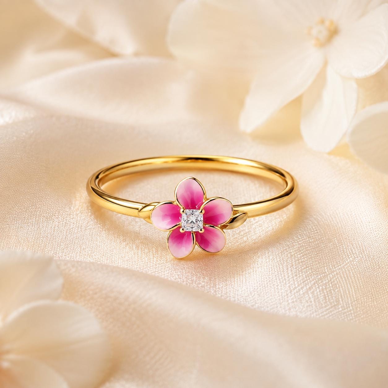 Flower pandora ring - Etsy 日本