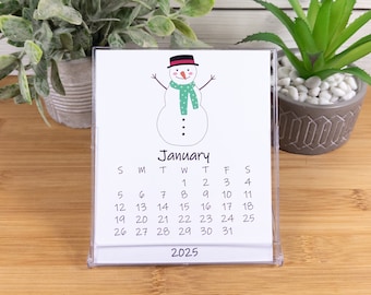 2027 Desk Calendar with CD Case/Stand, 12 Month Calendar